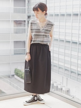 豊川さん（レディース・155cm）の秋コーディネート