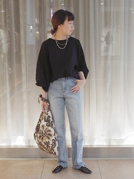 豊川さん（レディース・155cm）の秋コーディネート