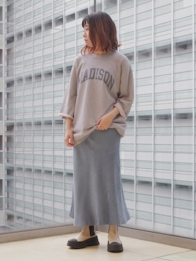 「odub」｜豊川さん（レディース・155cm）の秋コーディネート