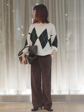 豊川さん（レディース・155cm）の秋コーディネート