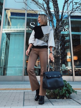 「Guess（ゲス）のアイテム」を使った、しゅなたんさん（レディース・168cm）の秋コーディネート