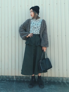 「HOTPING（ホッピン）のアイテム」を使った、しゅなたんさん（レディース・168cm）の冬コーディネート