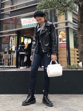 「stradivarius（ストラディバリウス）のアイテム」を使った、しゅなたんさん（レディース・168cm）の春コーディネート