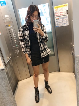 「Rodeo Crowns（ロデオクラウンズ）のアイテム」を使った、しゅなたんさん（レディース・168cm）の春コーディネート