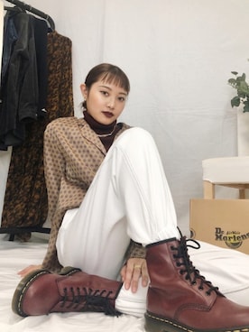 「Darkvictory（ダークビクトリー）のアイテム」を使った、しゅなたんさん（レディース・168cm）の冬コーディネート