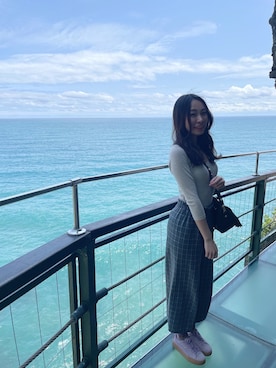 「COACH（コーチ）のアイテム（バッグ、ブラック系）」を使った、Ni🇹🇼さん（レディース・158cm）の春コーディネート
