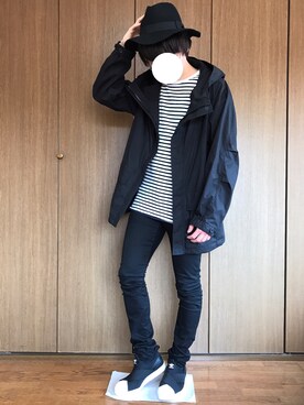 「Doシンプル部」｜「アイテム（マウンテンパーカー）」を使った、たくろさん（メンズ・170cm）の春コーディネート