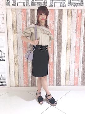 マジェスティックレゴンルミネエスト新宿店スタッフさん（レディース・152cm）の夏コーディネート