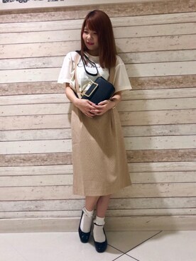 マジェスティックレゴンルミネエスト新宿店スタッフさん（レディース・155cm）の夏コーディネート