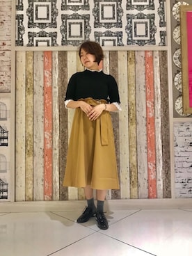 マジェスティックレゴンルミネエスト新宿店スタッフさん（レディース・156cm）の夏コーディネート