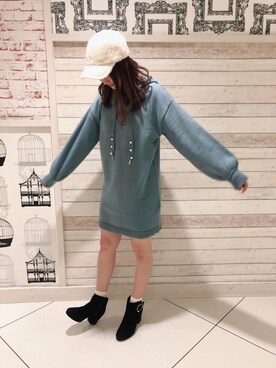 マジェスティックレゴンルミネエスト新宿店スタッフさん（レディース・160cm）の秋コーディネート