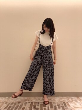 マジェスティックレゴンルミネエスト新宿店スタッフさん（レディース・160cm）の夏コーディネート