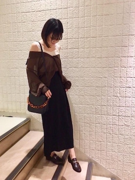 マジェスティックレゴンルミネエスト新宿店スタッフさん（レディース・164cm）の夏コーディネート