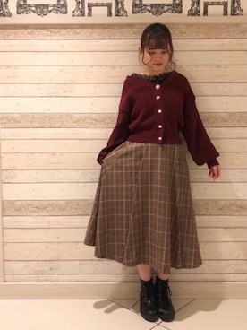 マジェスティックレゴンルミネエスト新宿店スタッフさん(レディース・164cm)の冬コーディネート