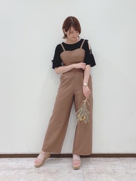マジェスティックレゴンルミネエスト新宿店スタッフさん（レディース・160cm）の夏コーディネート