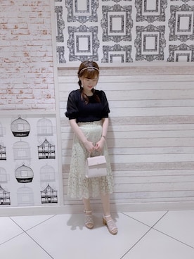 マジェスティックレゴンルミネエスト新宿店スタッフさん（レディース・162cm）の夏コーディネート
