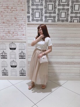 マジェスティックレゴンルミネエスト新宿店スタッフさん(レディース・152cm)の夏コーディネート