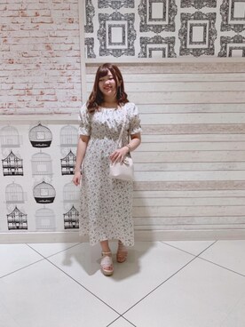 マジェスティックレゴンルミネエスト新宿店スタッフさん(レディース・152cm)の夏コーディネート