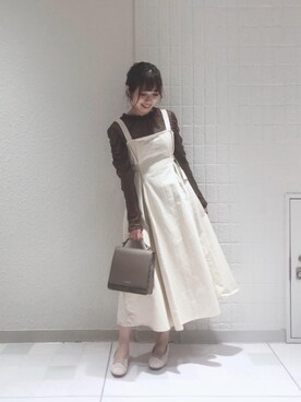 マジェスティックレゴンルミネエスト新宿店スタッフさん(レディース・153cm)の秋コーディネート
