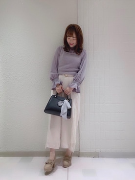 マジェスティックレゴンルミネエスト新宿店スタッフさん（レディース・162cm）の秋コーディネート