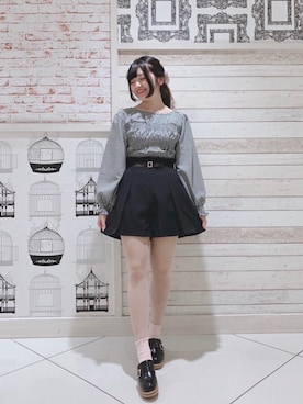 マジェスティックレゴンルミネエスト新宿店スタッフさん（レディース・152cm）の冬コーディネート