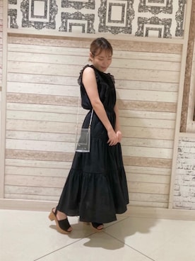 マジェスティックレゴンルミネエスト新宿店スタッフさん（レディース・153cm）の夏コーディネート
