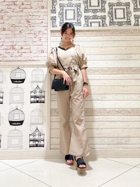 マジェスティックレゴンルミネエスト新宿店スタッフさん（レディース・160cm）の夏コーディネート