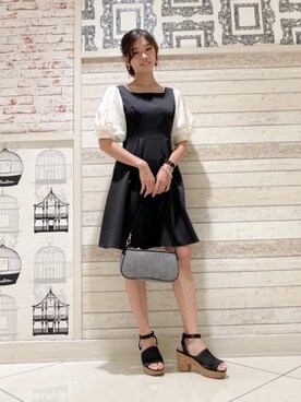 マジェスティックレゴンルミネエスト新宿店スタッフさん（レディース・160cm）の夏コーディネート