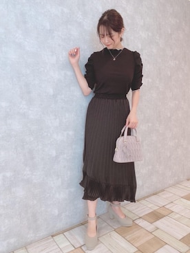 マジェスティックレゴンルミネエスト新宿店スタッフさん（レディース・160cm）の夏コーディネート