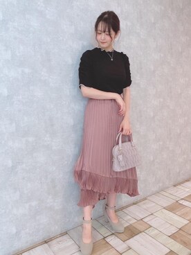 マジェスティックレゴンルミネエスト新宿店スタッフさん（レディース・160cm）の夏コーディネート