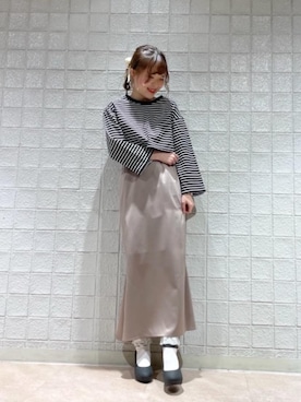 マジェスティックレゴンルミネエスト新宿店スタッフさん(レディース・162cm)の冬コーディネート