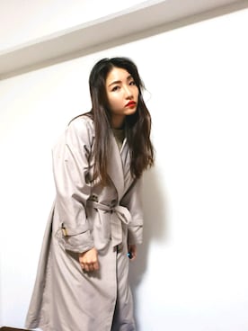 「モーメントプラス」｜「アイテム（ジャケット/アウター）」を使った、富井宏美さん（レディース・160cm）の冬コーディネート