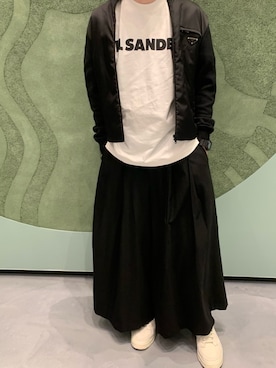 「EDIFICE（エディフィス）のアイテム（スニーカー）」を使った、ゆうゆうさん（メンズ・180cm）の春コーディネート