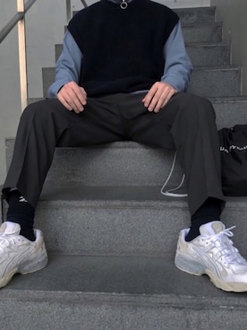 「Gosha Rubchinskiy（ゴーシャラブチンスキー）のアイテム（バッグ）」を使った、Sota    さん（メンズ・170cm）の秋コーディネート