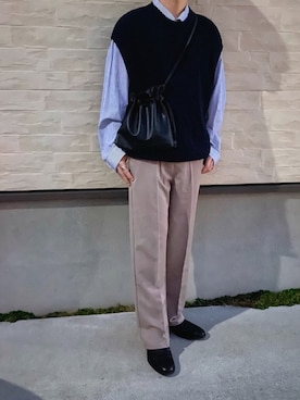 「Adoon plain（アドーンプレーン）のアイテム（パンツ）」を使った、Sota    さん（メンズ・170cm・20代）の秋コーディネート
