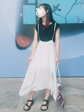 Rabbit🐰💤さん（レディース・161cm）の夏コーディネート