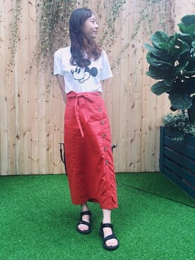 Rabbit🐰💤さん（レディース・161cm）の夏コーディネート