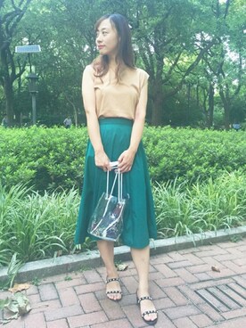 Rabbit🐰💤さん（レディース・161cm）の夏コーディネート