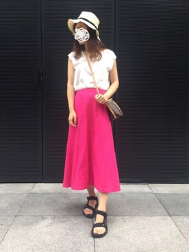 Rabbit🐰💤さん(レディース・161cm)の夏コーディネート