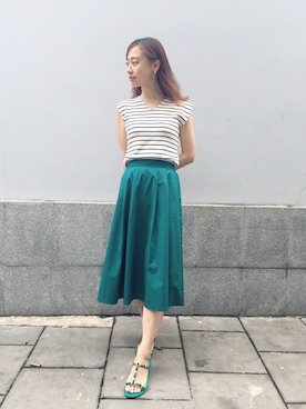 Rabbit🐰💤さん（レディース・161cm）の夏コーディネート