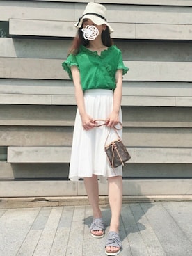 Rabbit🐰💤さん(レディース・161cm)の夏コーディネート