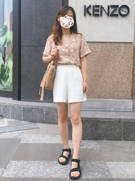 Rabbit🐰💤さん（レディース・161cm）の夏コーディネート