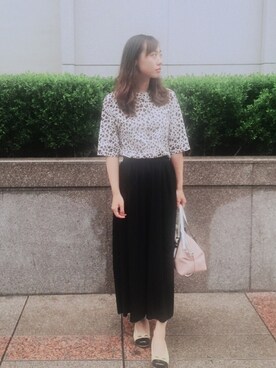 「アイテム（レインシューズ、ベージュ系）」を使った、Rabbit🐰💤さん（レディース・161cm）の夏コーディネート