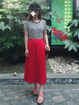 Rabbit🐰💤さん（レディース・161cm）の夏コーディネート