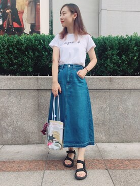 Rabbit🐰💤さん（レディース・161cm）の夏コーディネート