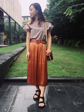 Rabbit🐰💤さん（レディース・161cm）の夏コーディネート