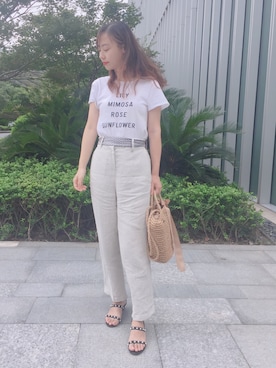 Rabbit🐰💤さん(レディース・161cm)の夏コーディネート