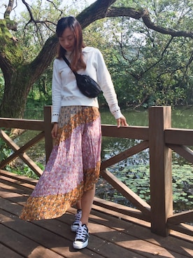 Rabbit🐰💤さん（レディース・161cm）の秋コーディネート