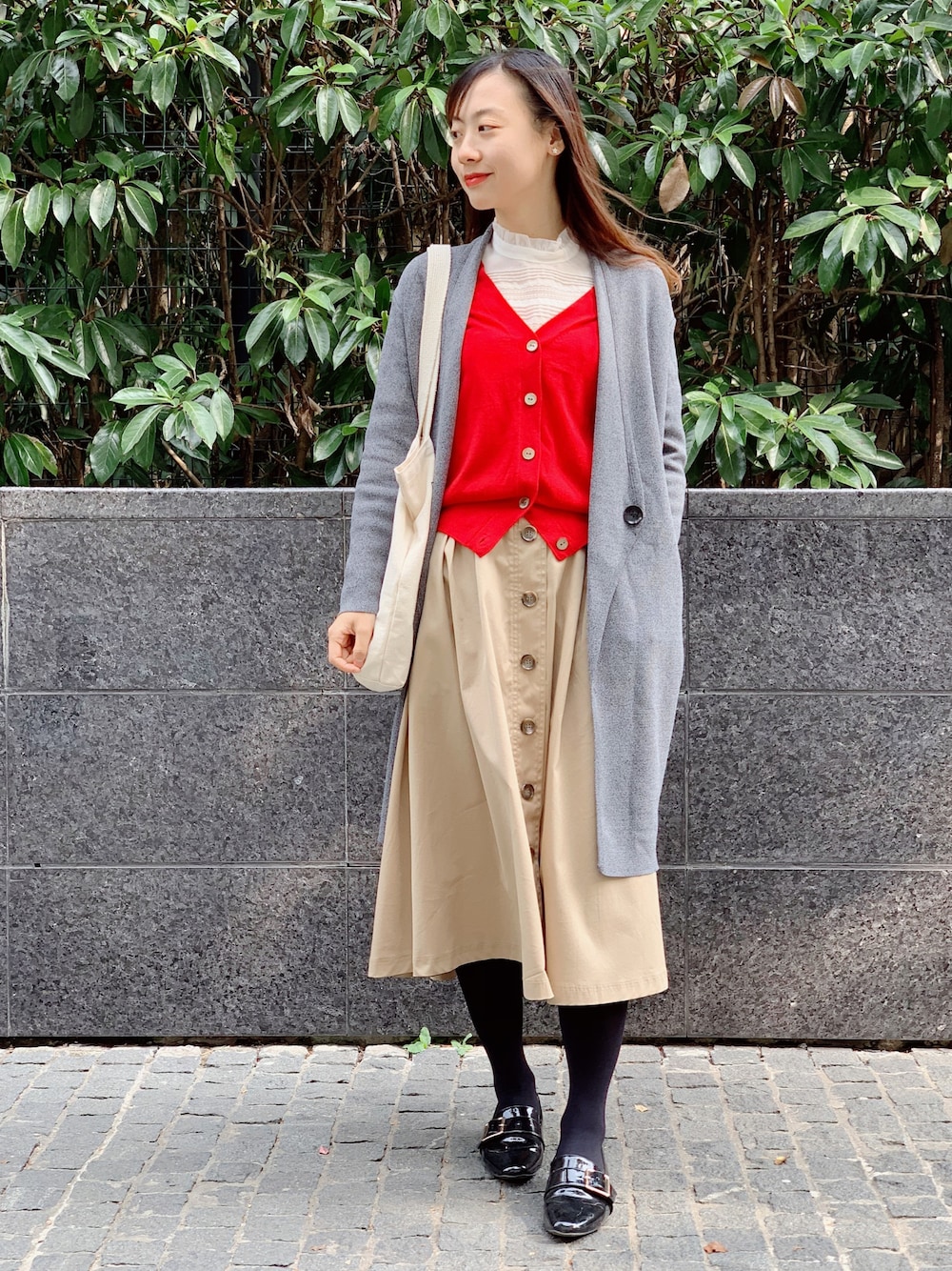 EASY CAREWOOL V カーディガン Spick & Span（スピックアンドスパン）の「EASY CAREWOOL V