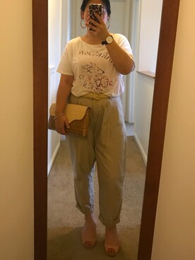 「crolla（クローラ）のアイテム」を使った、miw!さん（レディース・150cm）の夏コーディネート